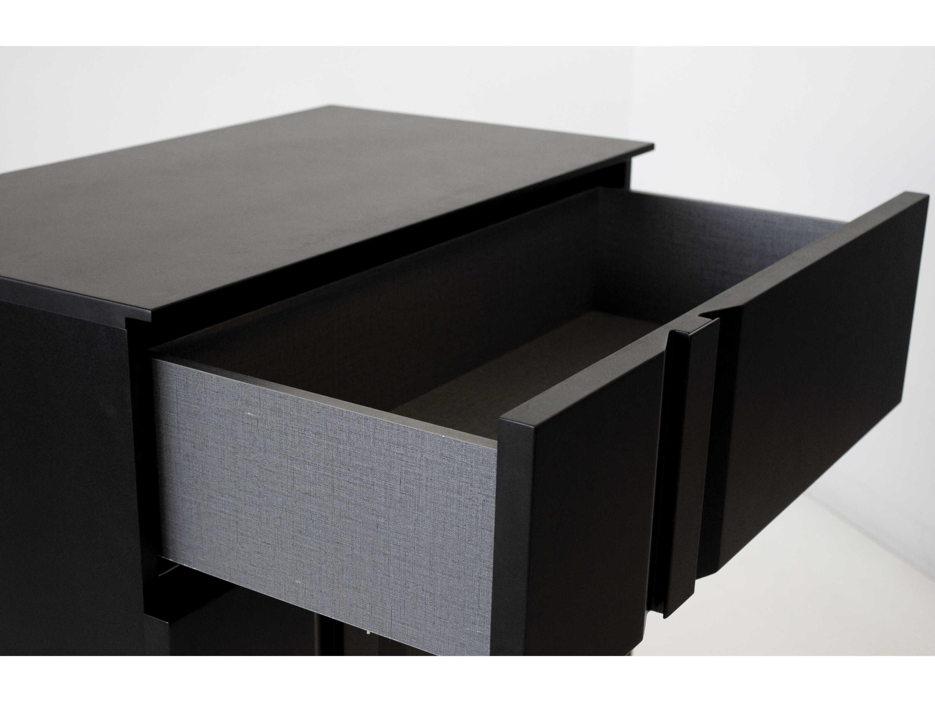 Mobital Carbon 2-Drawers Nightstand