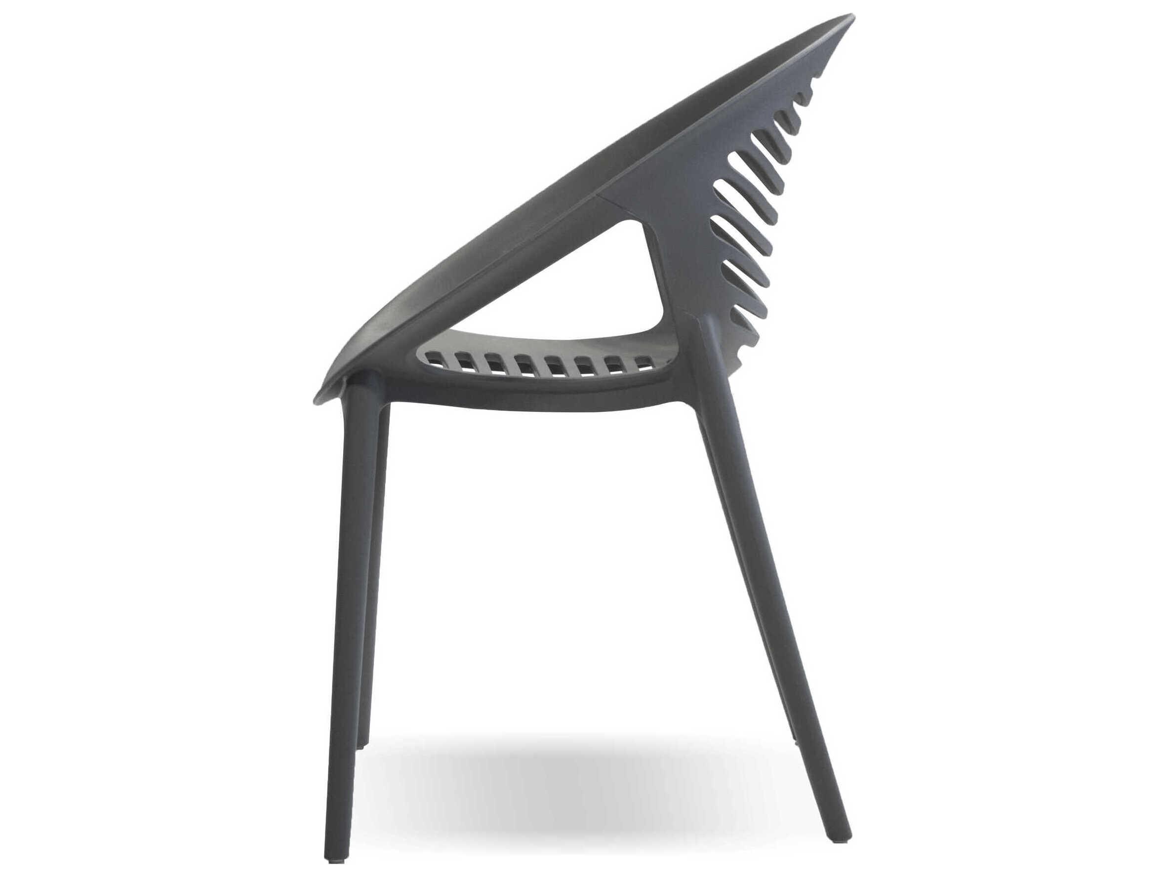 Mobital Gravely Gray Arm Dining Chair