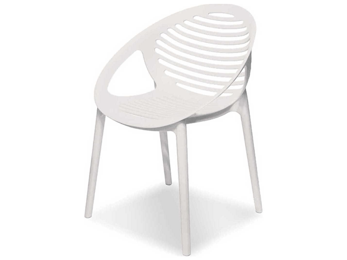 Mobital Gravely White Arm Dining Chair