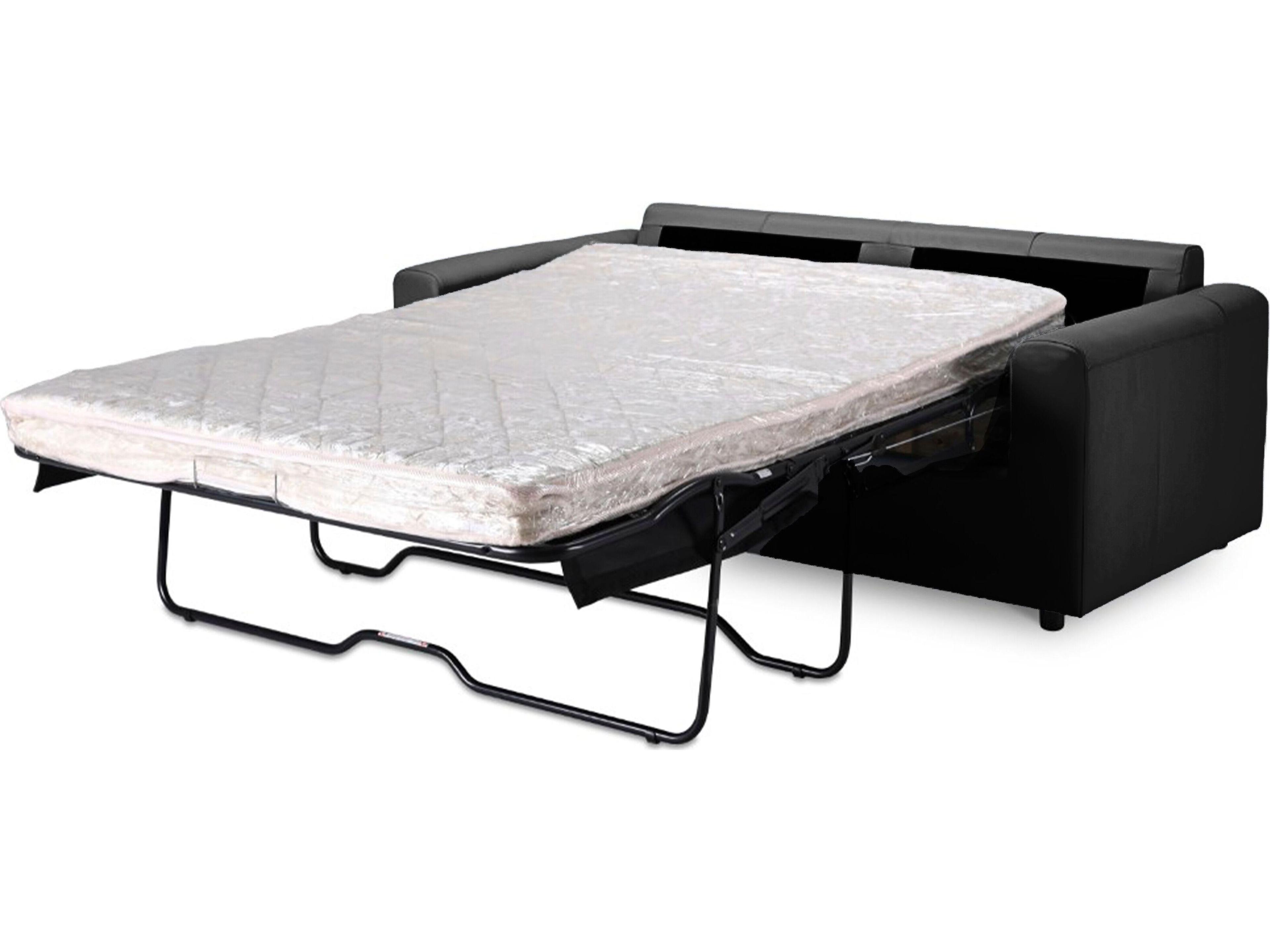 Mobital Rest Black Leather Sofa Bed