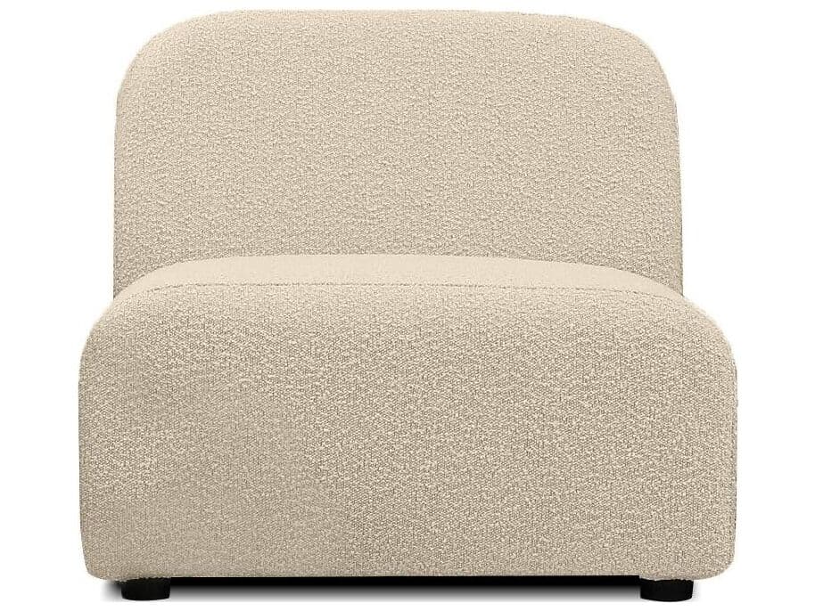 Mobital Arcos Frost Beige Upholstered Sectional Sofa