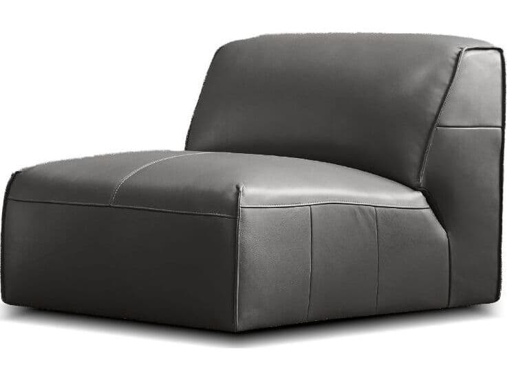 Mobital Boone Gray Leather Modular Chair