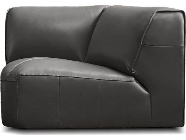 Mobital Boone Gray Leather Wedge Chair