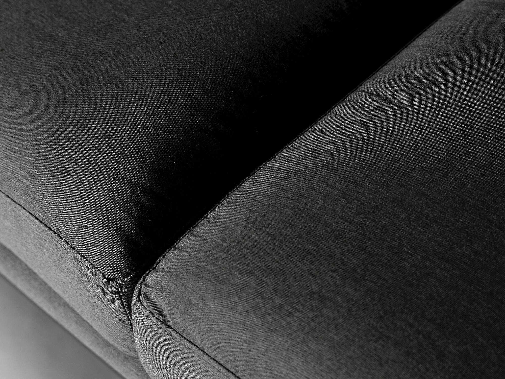 Mobital Huntington Gray Upholstered Sectional Sofa