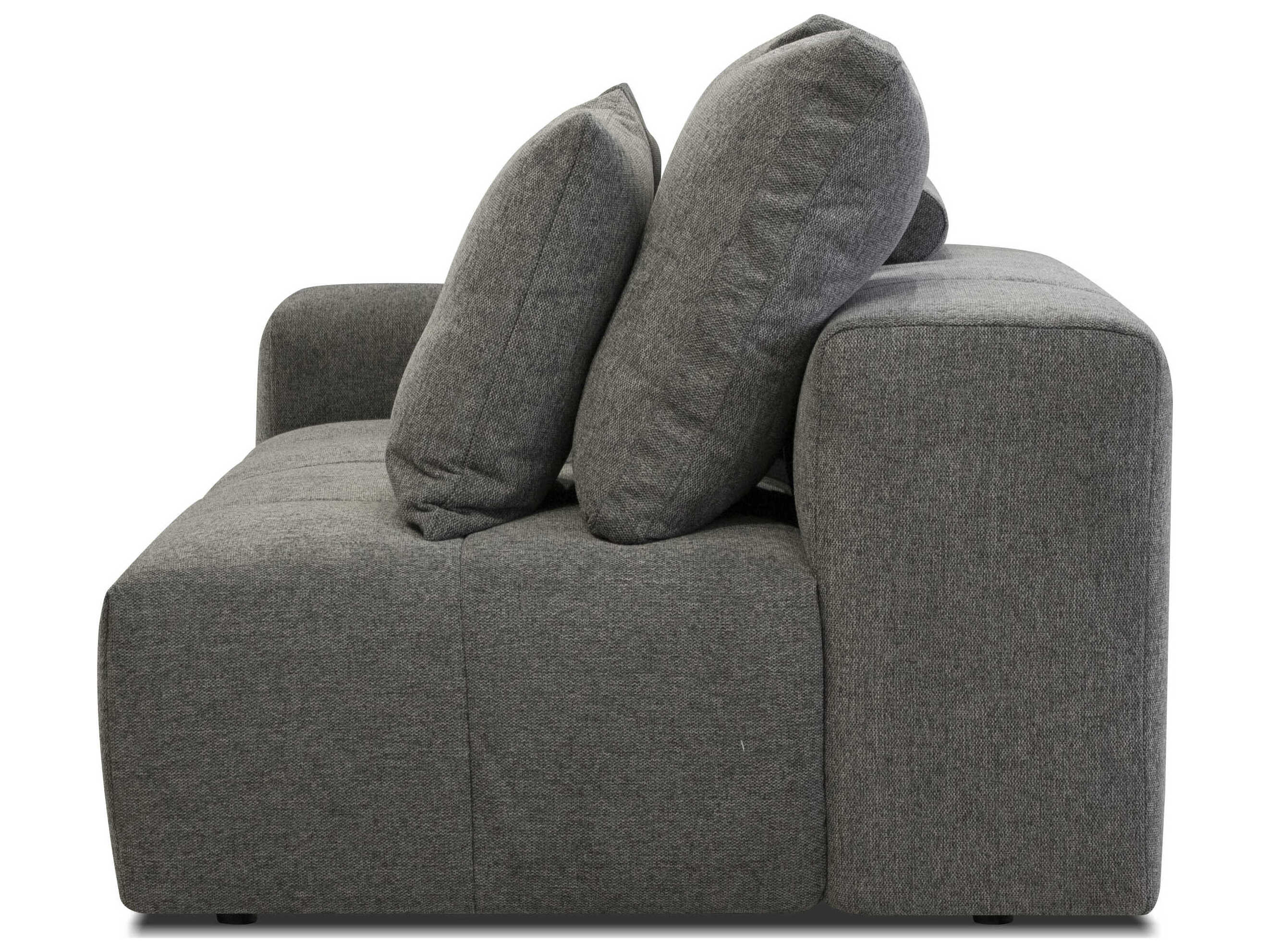 Mobital Mallow Smoke Gray Upholstered Loveseat
