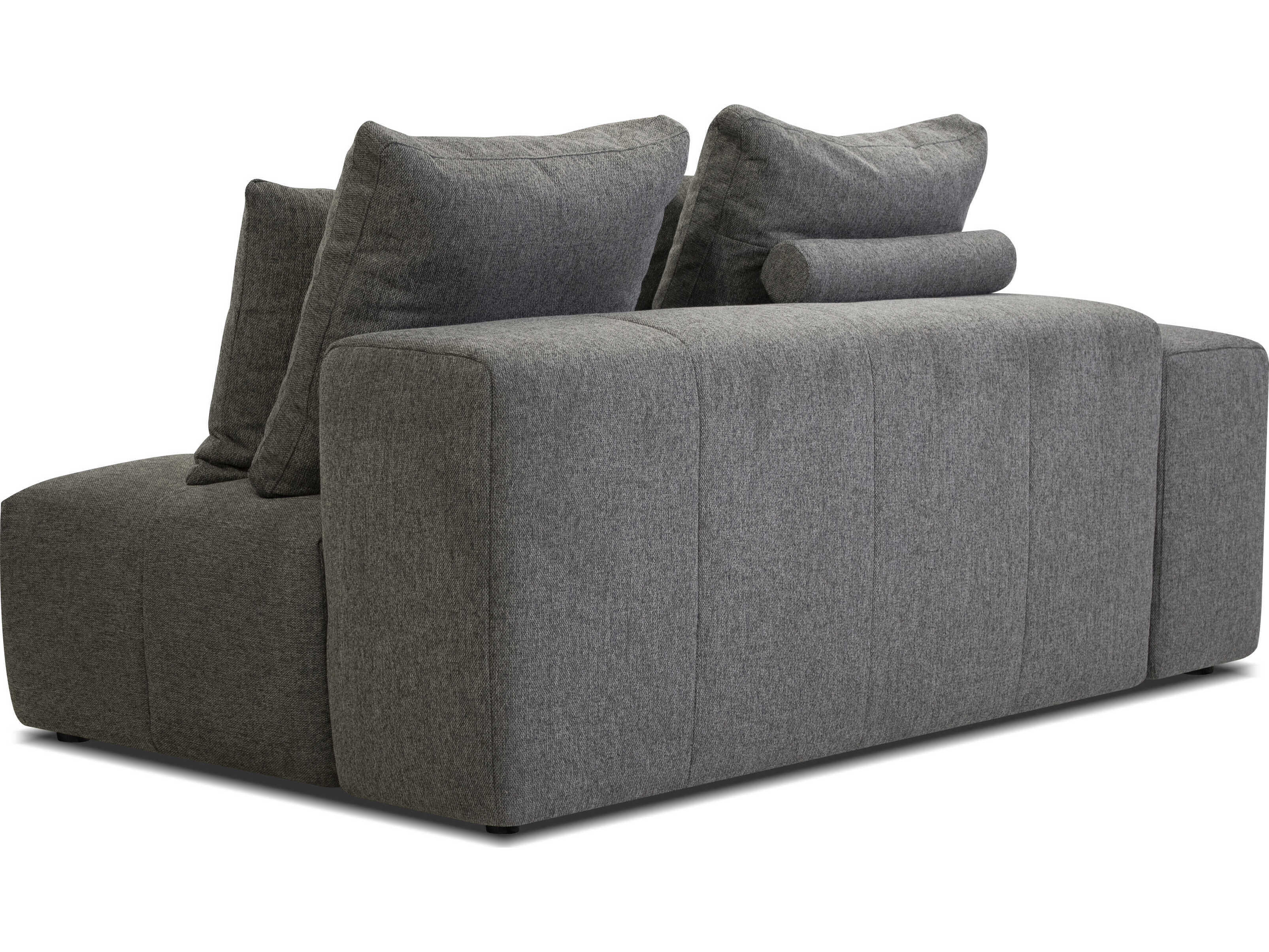 Mobital Mallow Smoke Gray Upholstered Loveseat