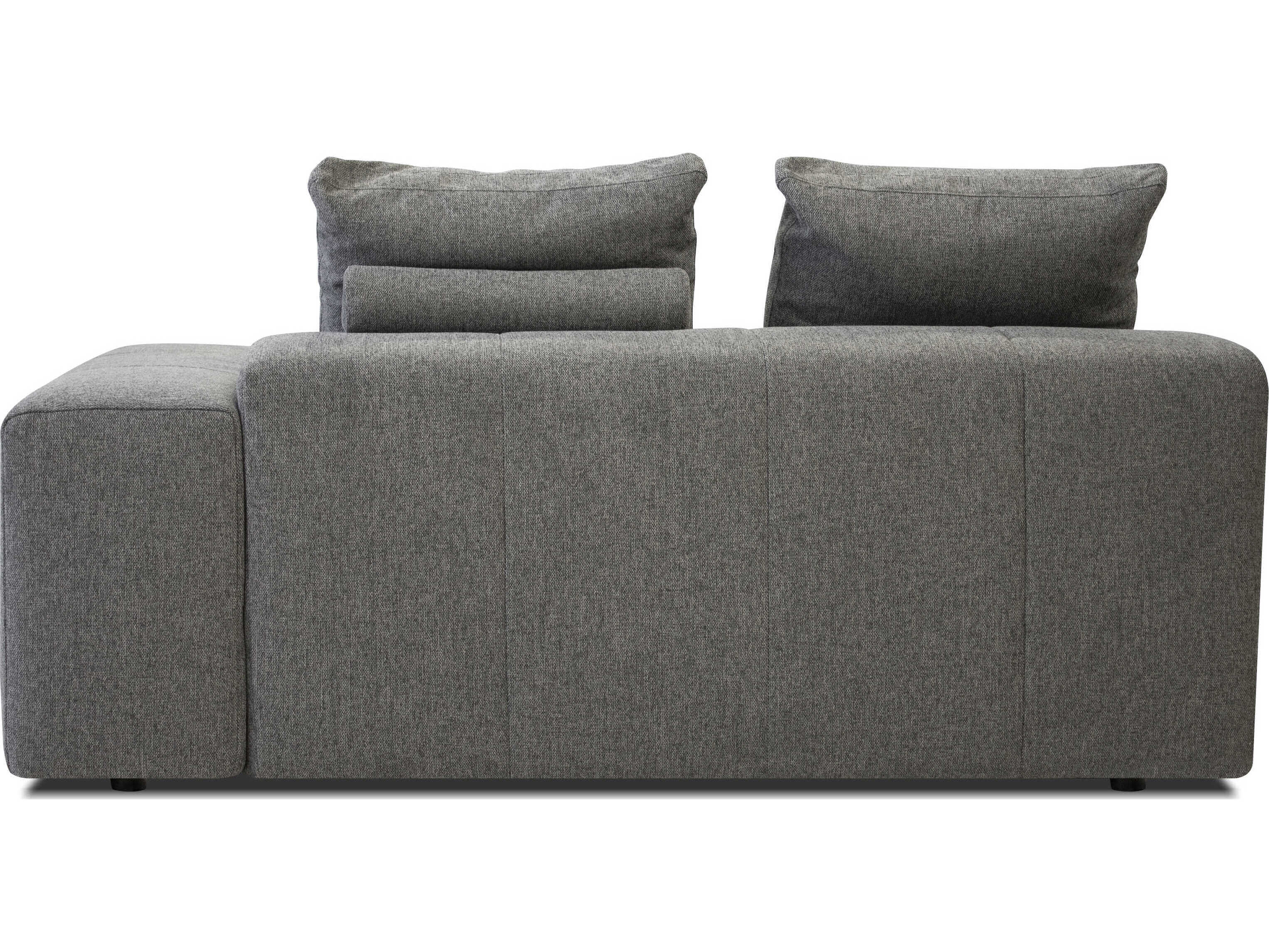 Mobital Mallow Smoke Gray Upholstered Loveseat