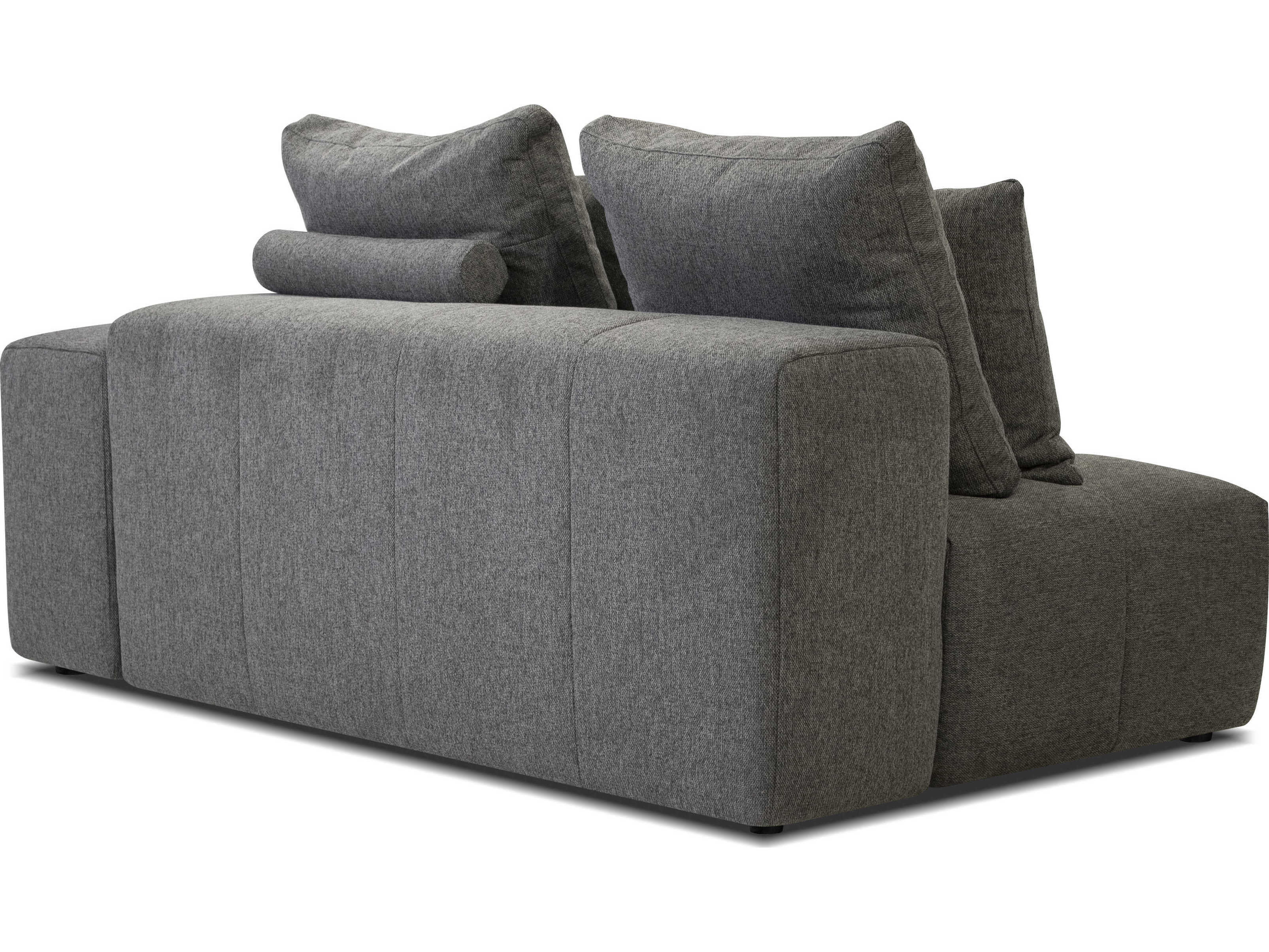 Mobital Mallow Smoke Gray Upholstered Loveseat