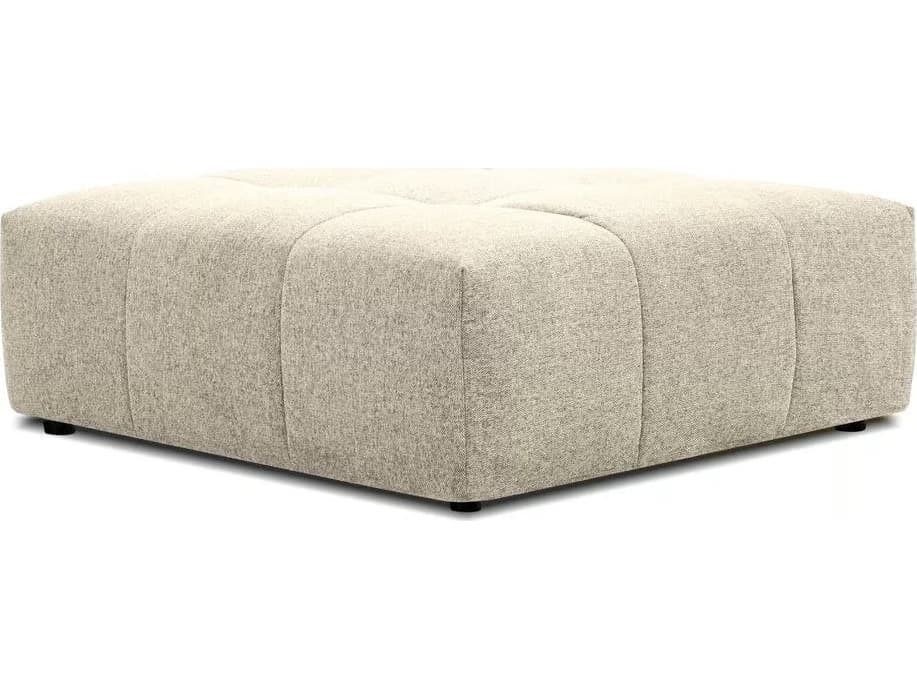 Mobital Mallow Beige Upholstered Ottoman