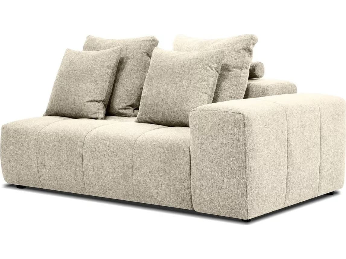 Mobital Mallow Beige Upholstered RAF Sofa