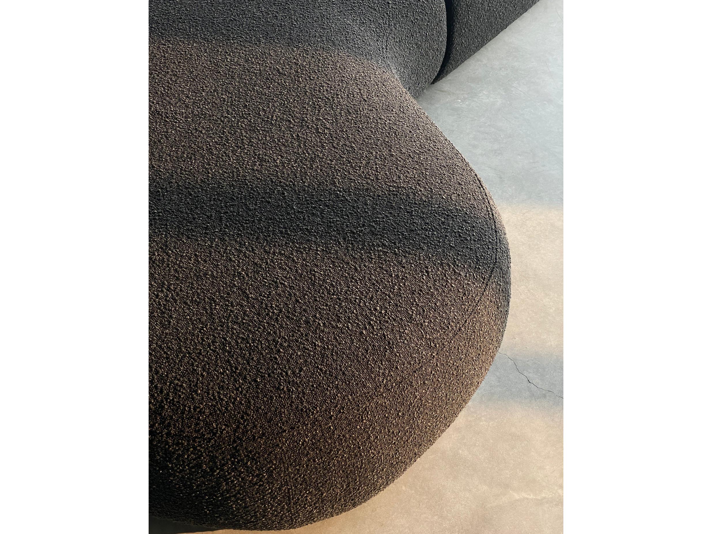 Mobital Moritz Gray Upholstered Sectional Sofa