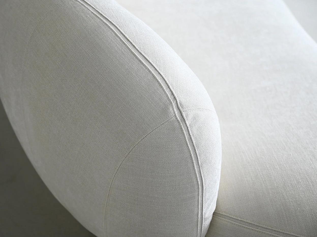 Mobital Moritz White Upholstered Sectional Sofa