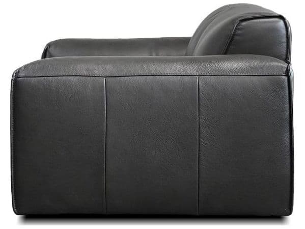 Mobital Boone Gray Leather Sofa