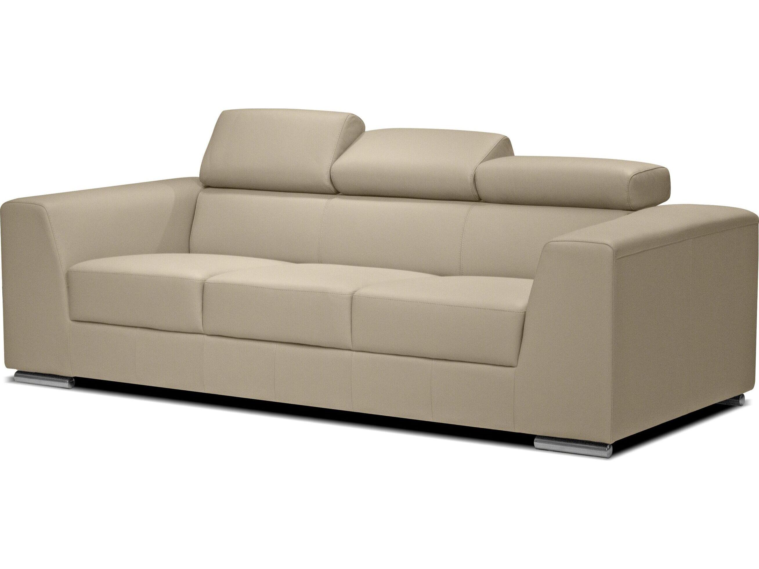 Mobital Icon Beige Leather Sofa