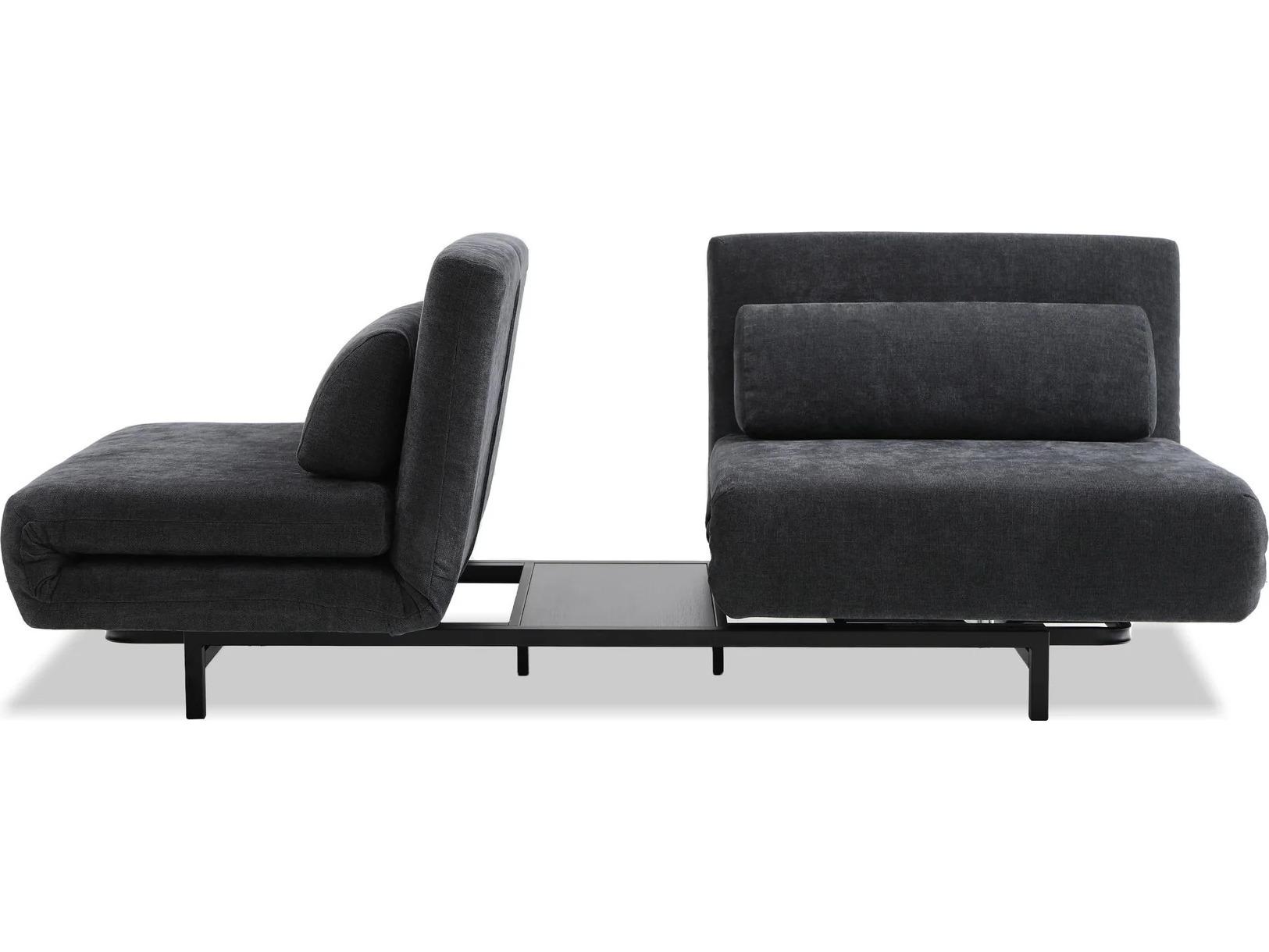 Mobital Iso Gray Upholstered Sofa Bed