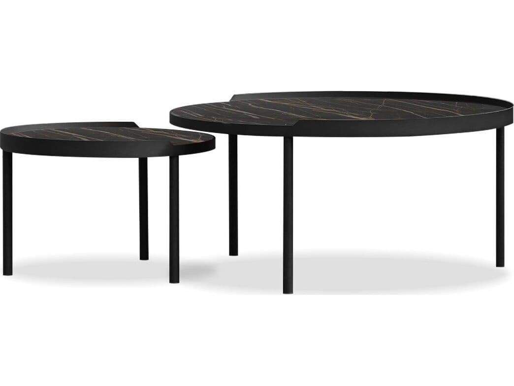 Mobital Coast Round Ceramic Coffee Table