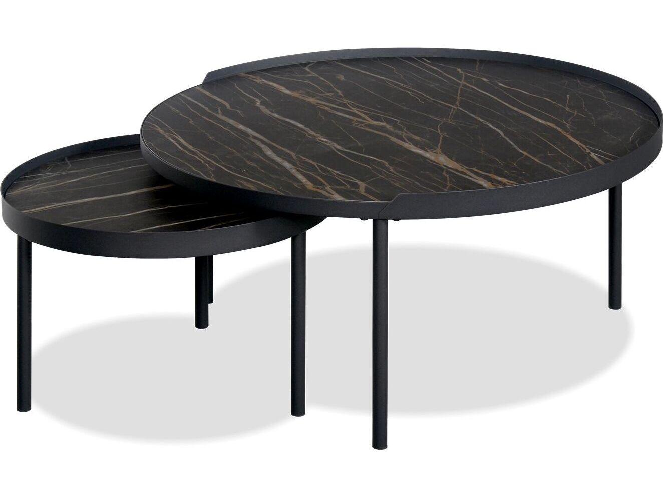 Mobital Coast Round Ceramic Coffee Table