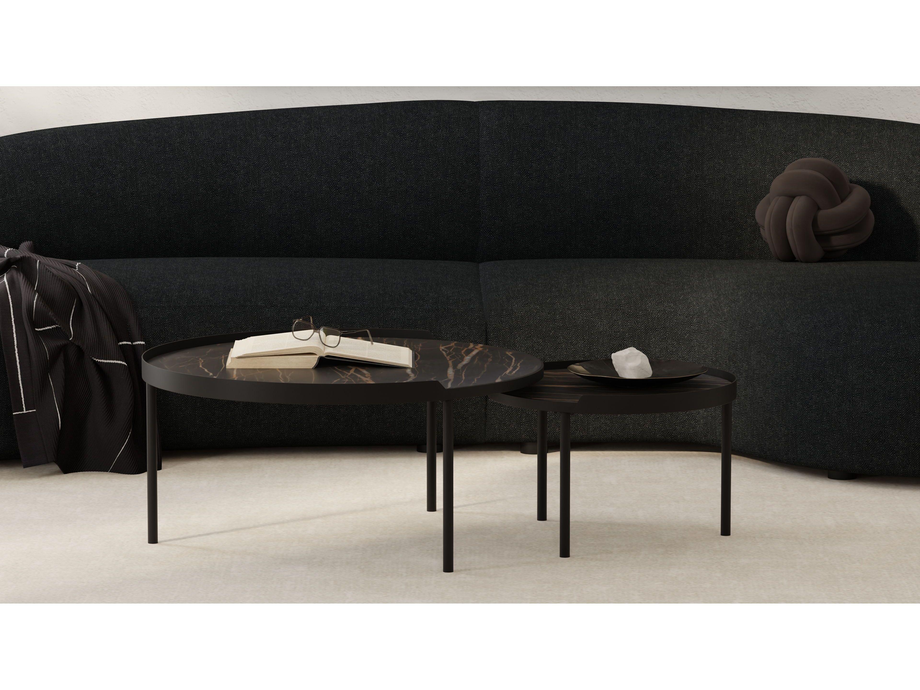 Mobital Coast Round Ceramic Coffee Table