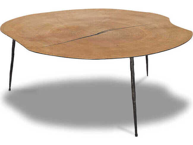 Mobital Oakley Round Wood Reclaimed Coffee Table