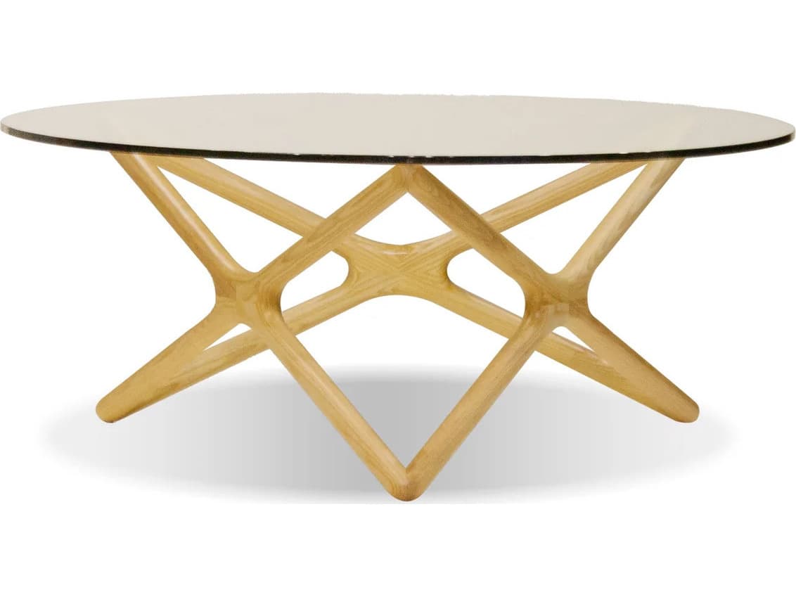 Mobital Quasar Round Glass Coffee Table