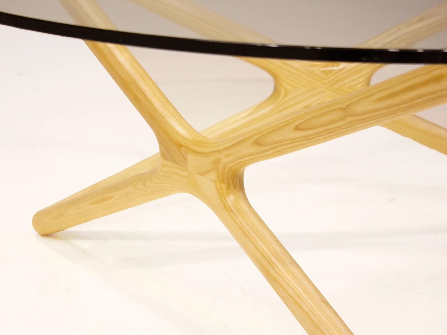 Mobital Quasar Round Glass Coffee Table