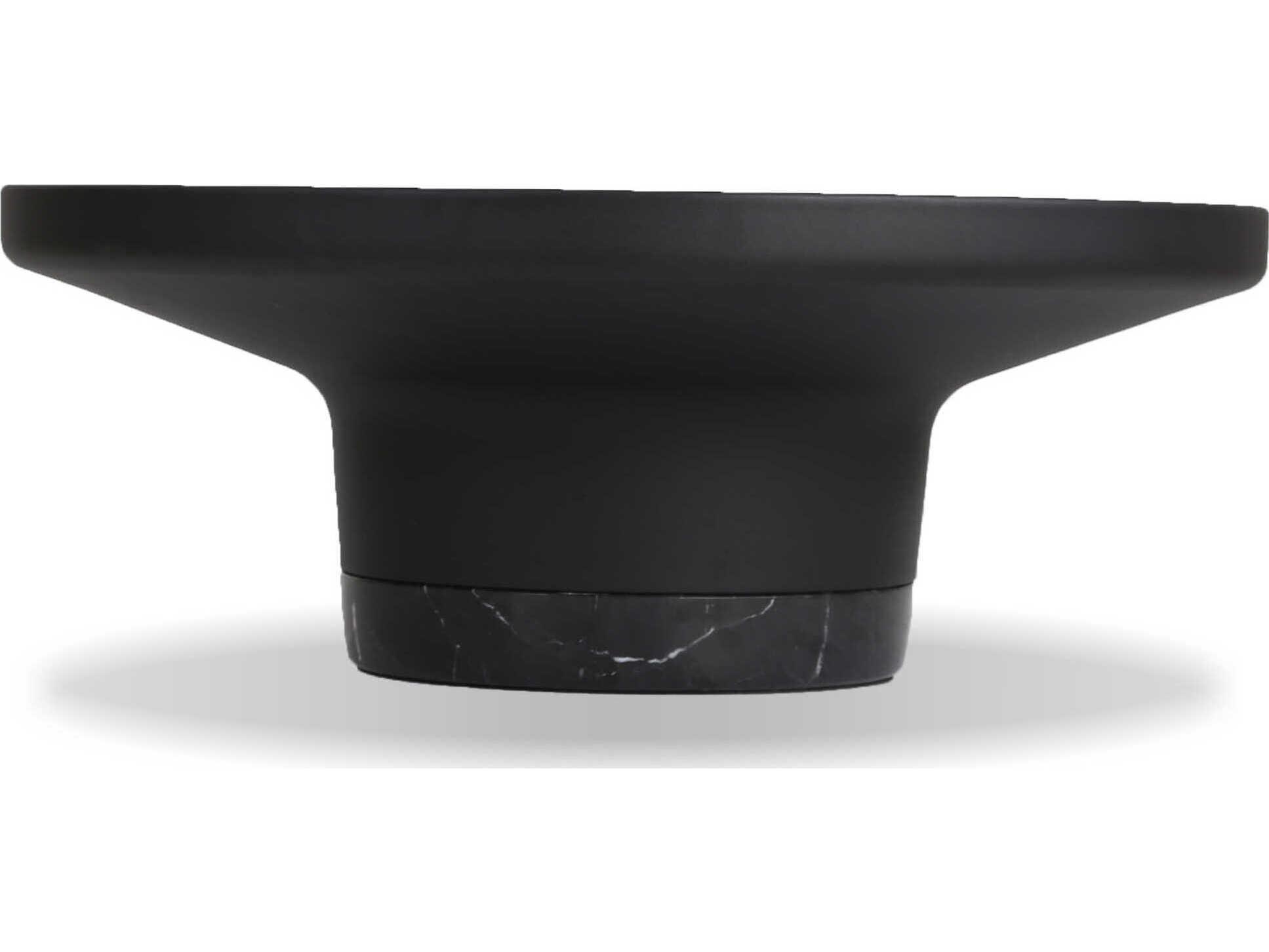 Mobital Spacer Round Metal Black End Table