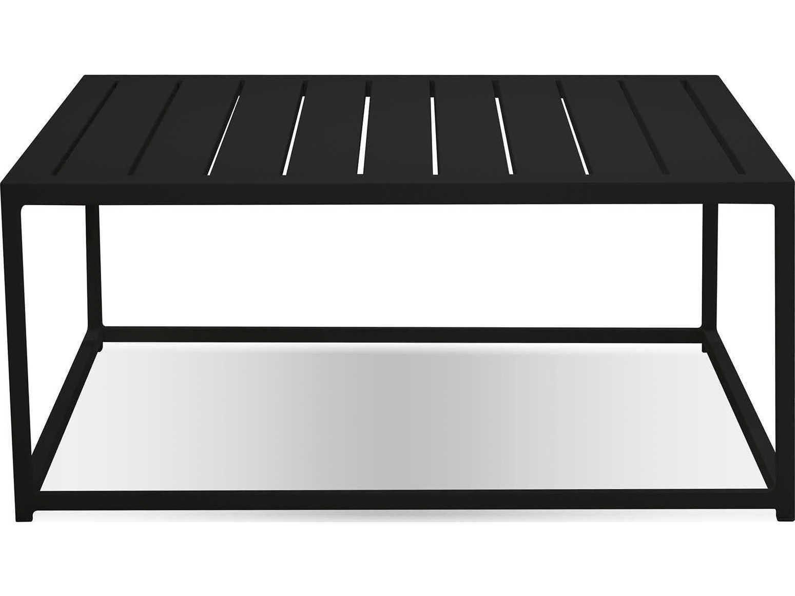 Mobital Tofino Square Metal Black Coffee Table