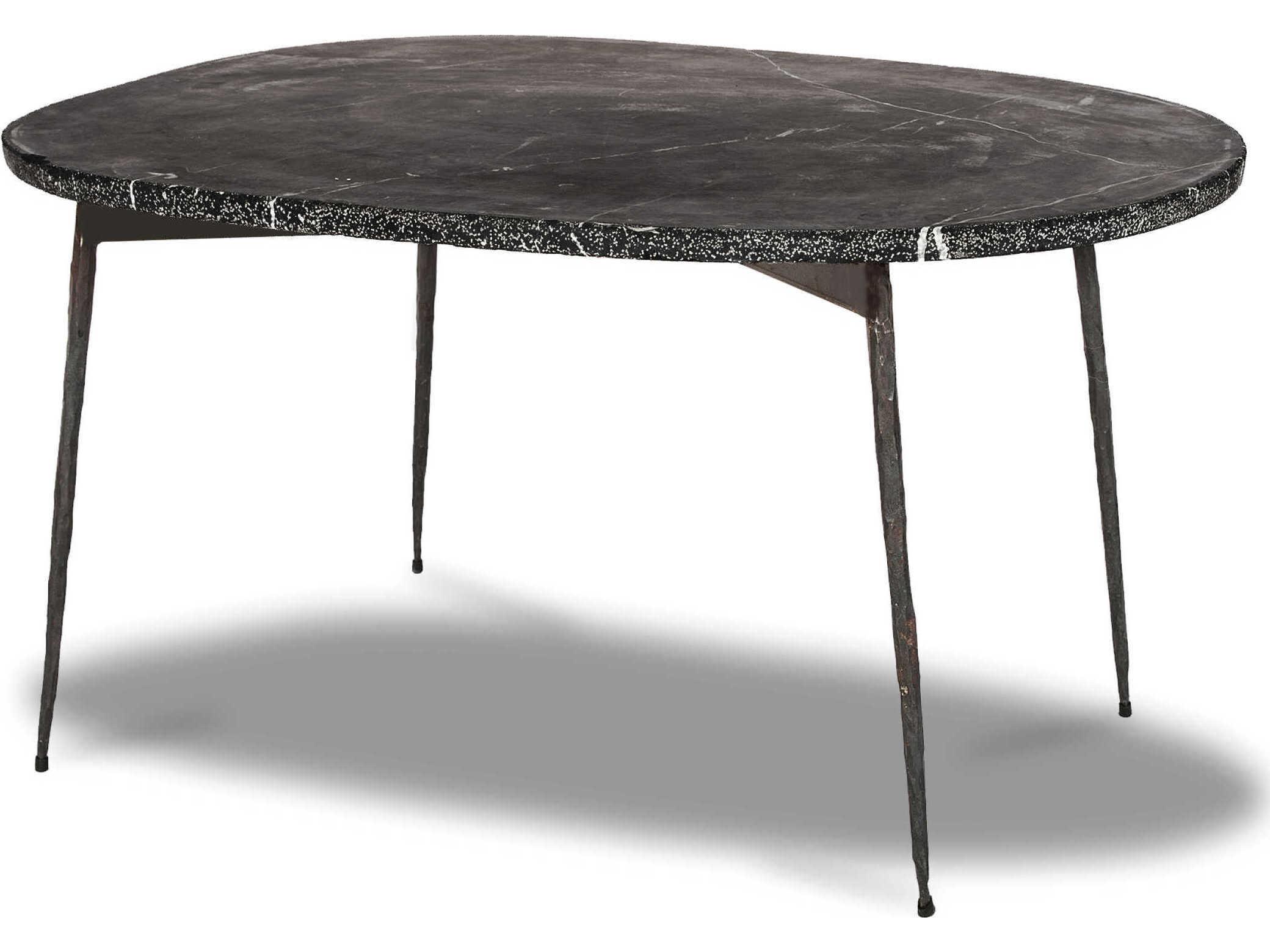 Mobital Tuk Oval Marble Coffee Table