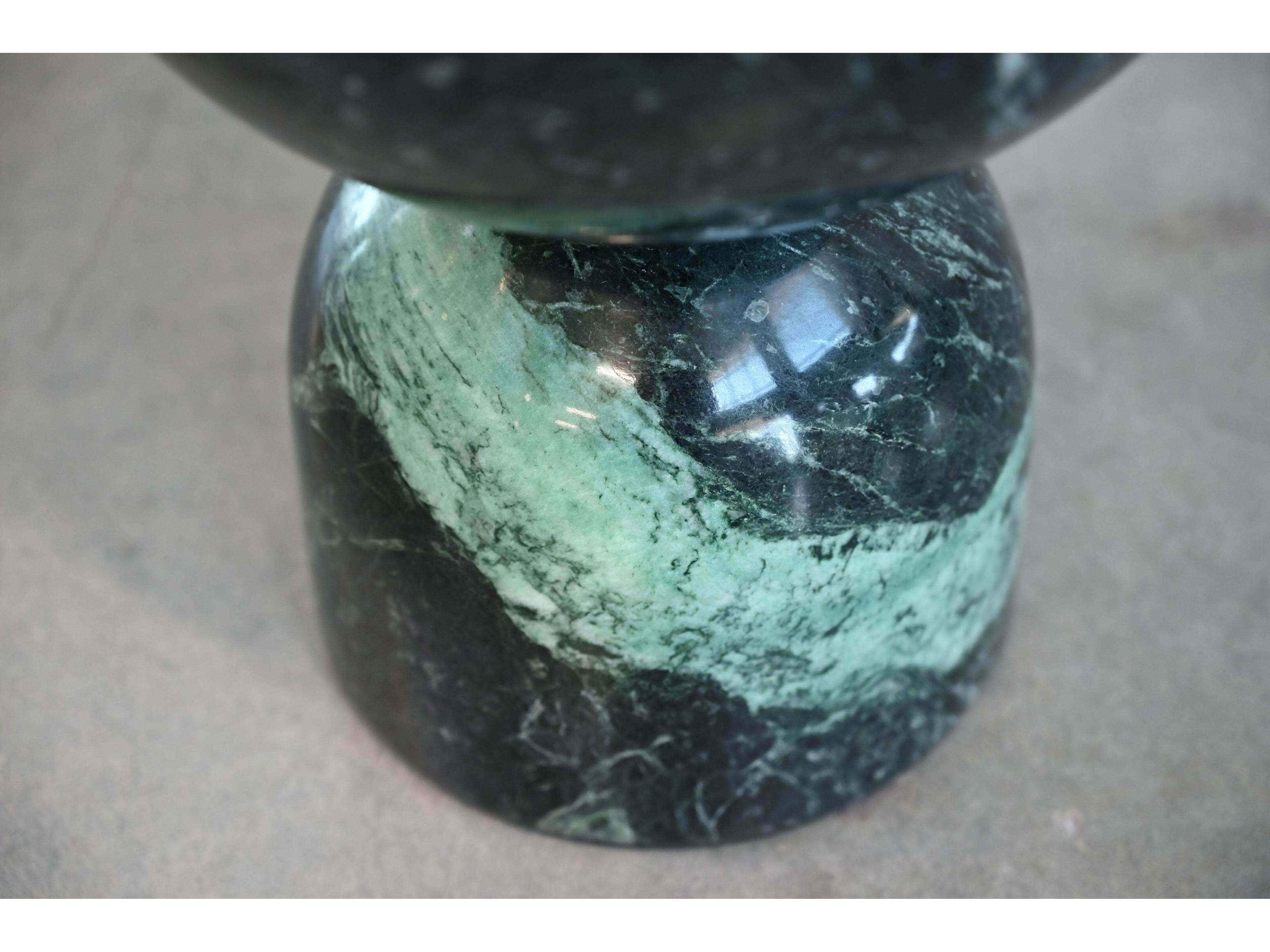 Mobital Apothecary Round Marble End Table