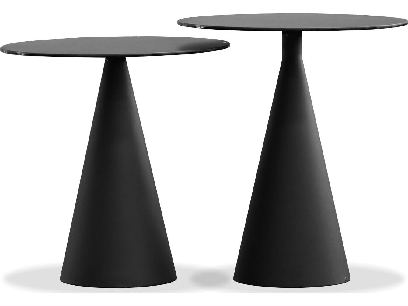 Mobital Cremini Round Ceramic End Table