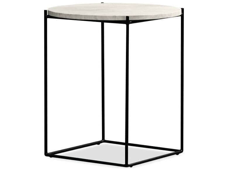 Mobital Lola Round Stone End Table