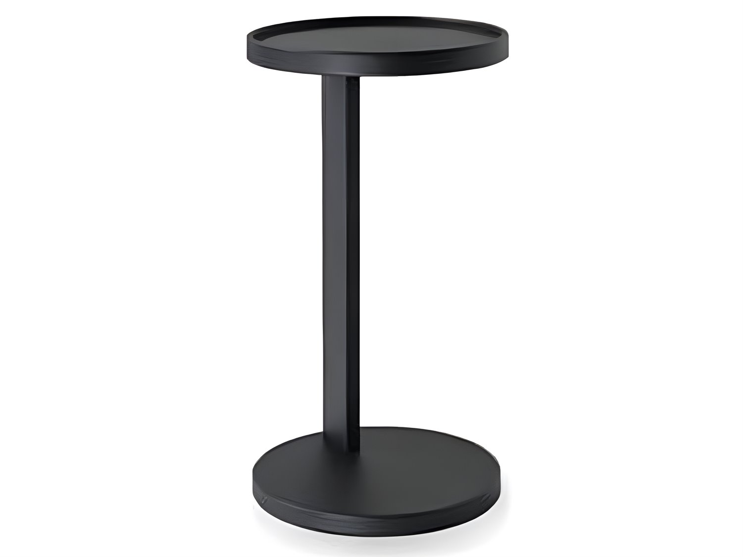 Mobital Rookie Round Metal Black End Table