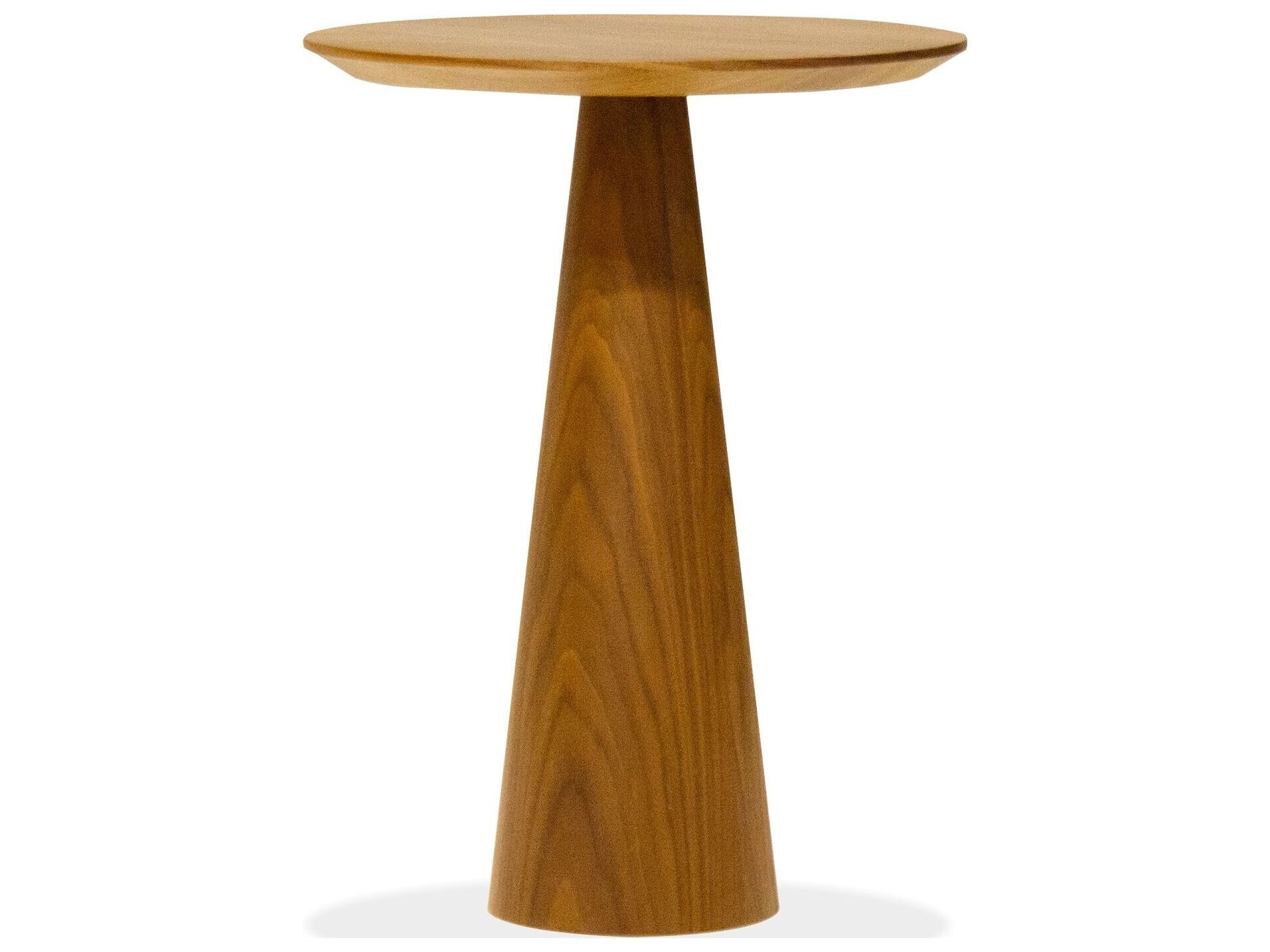 Mobital Tower Round Wood End Table