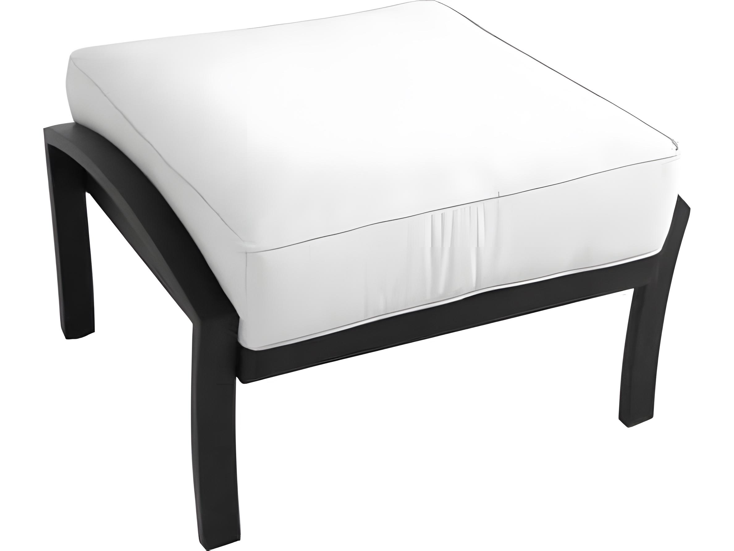 Meadowcraft Maddux Wrought Iron Patio Ottoman