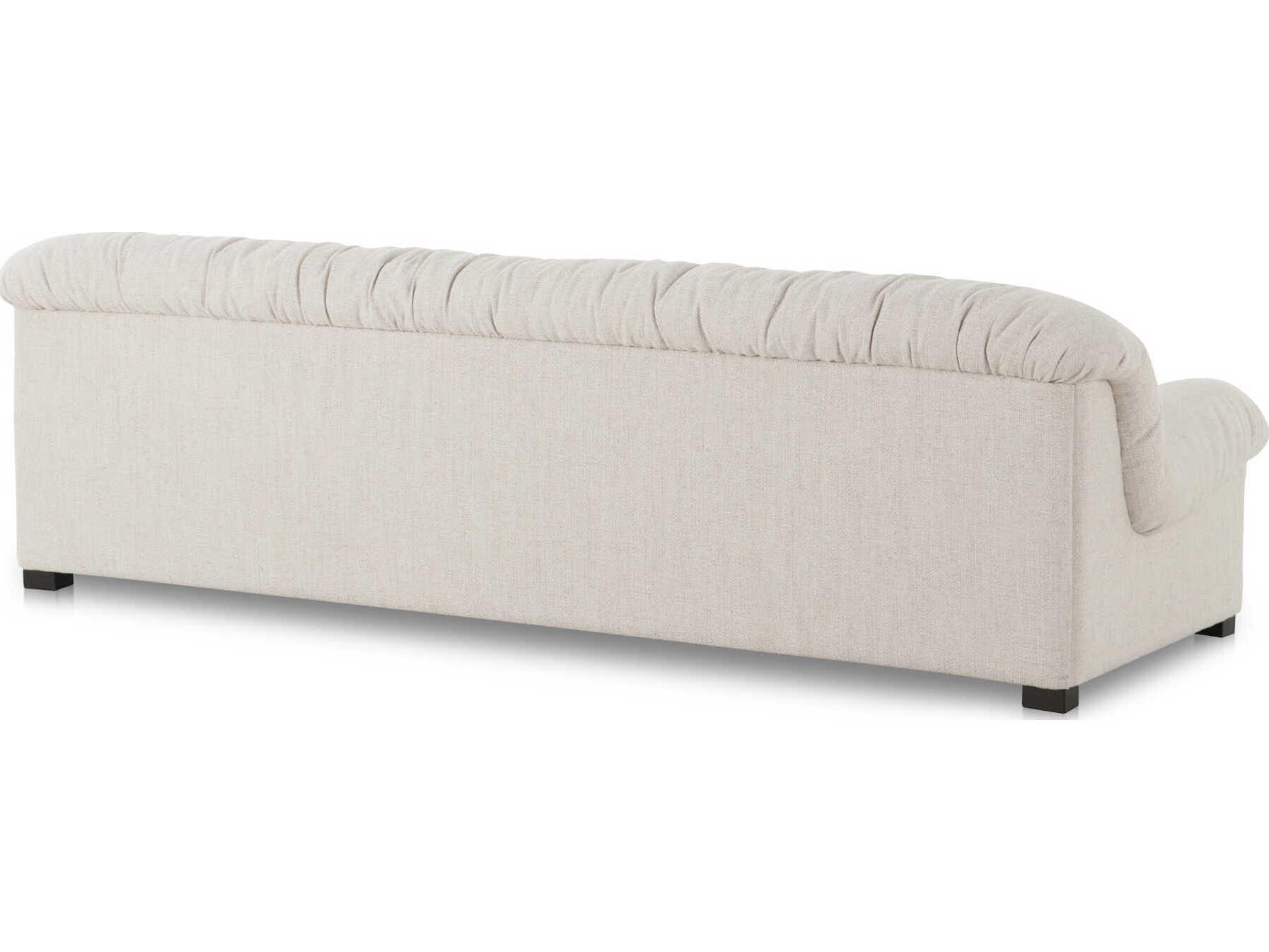 Moe's Home Halston Cream Upholstered Sofa