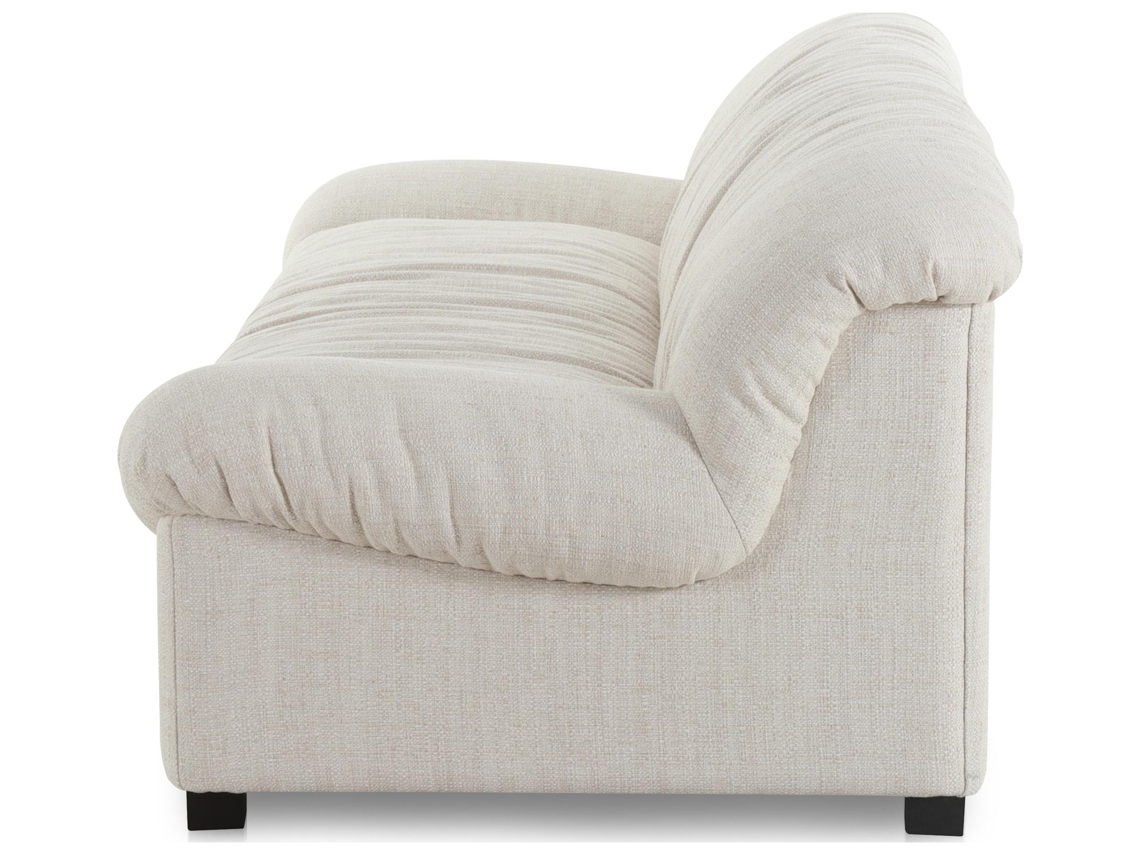 Moe's Home Halston Cream Upholstered Sofa