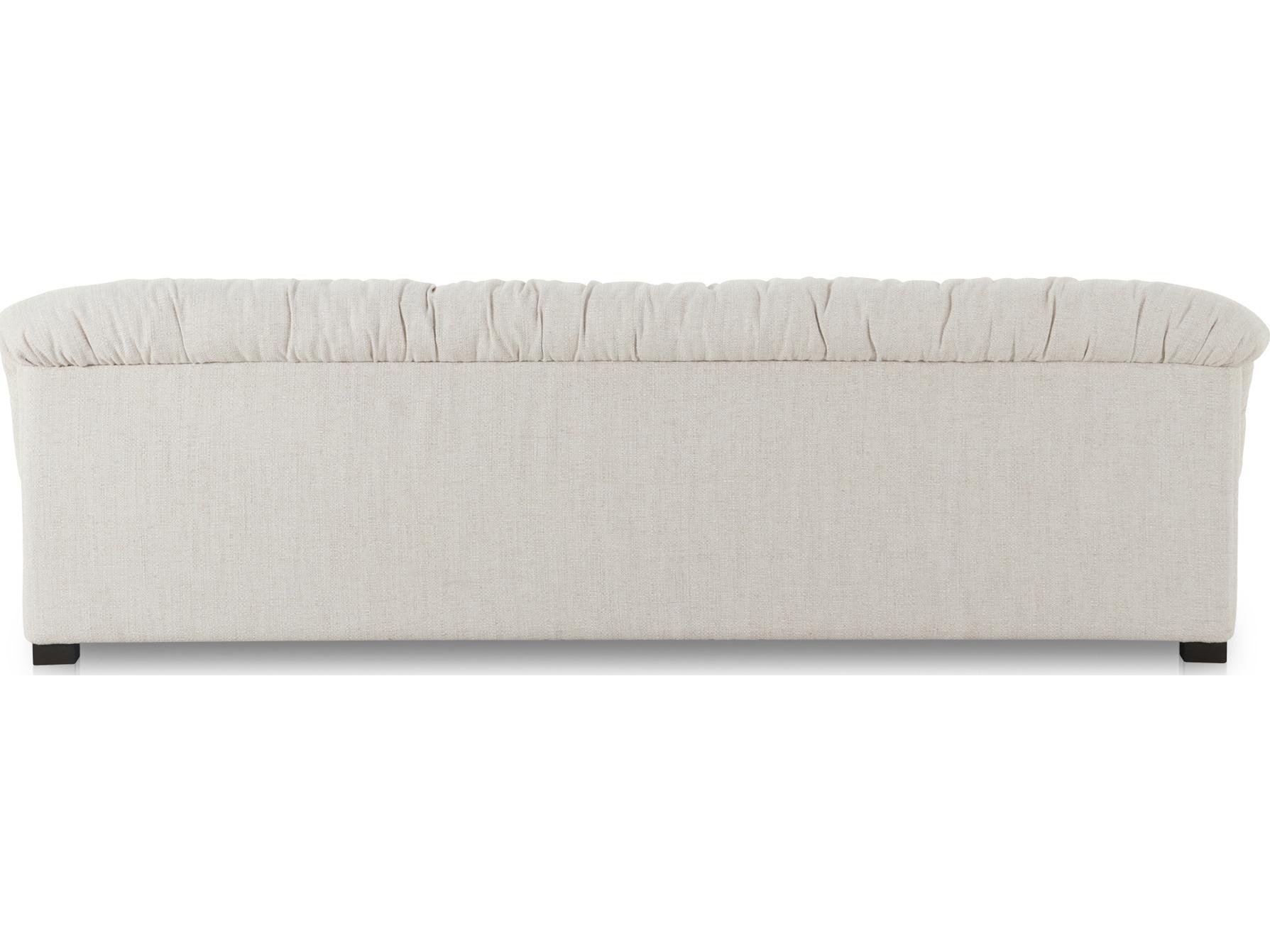 Moe's Home Halston Cream Upholstered Sofa