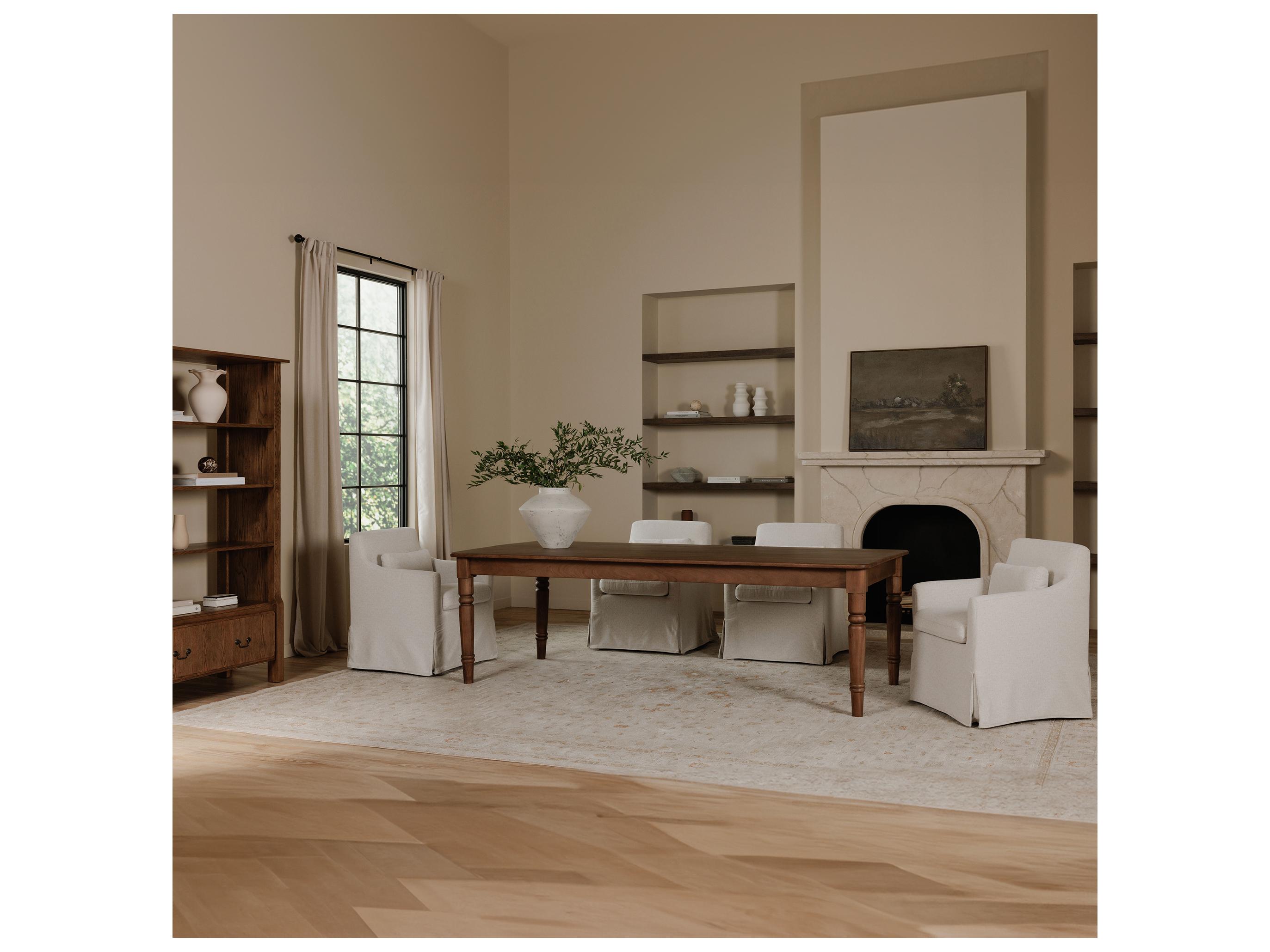 Moe's Home Russet Rectangular Wood Dining Table