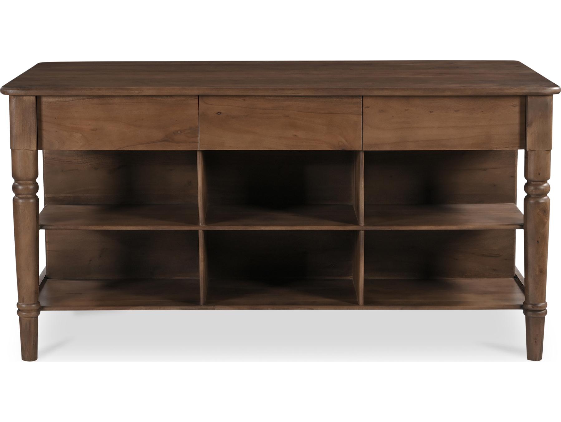 Moe's Home Russet Wood Brown Bar Cart