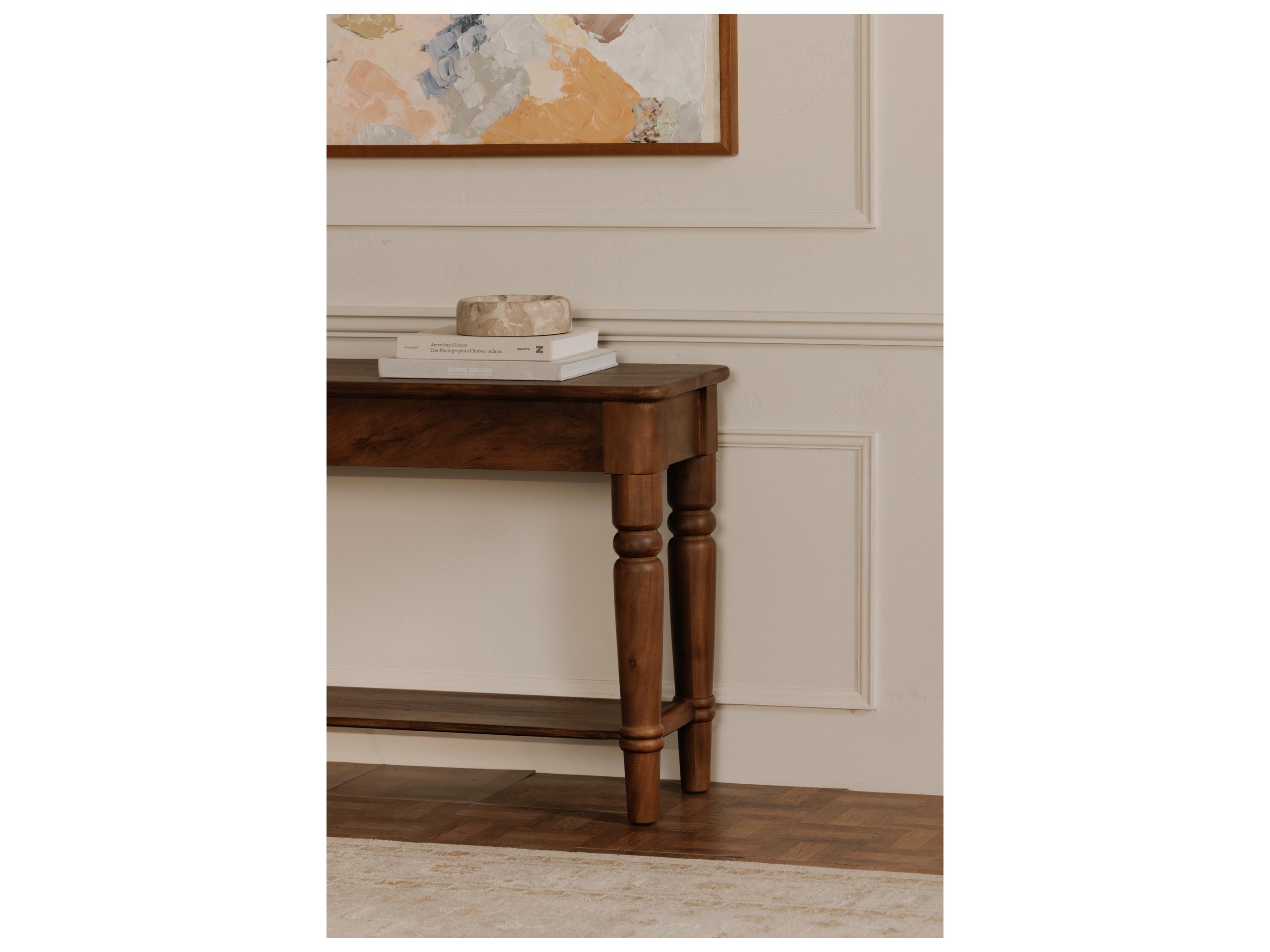 Moe's Home Russet Rectangular Wood Console Table