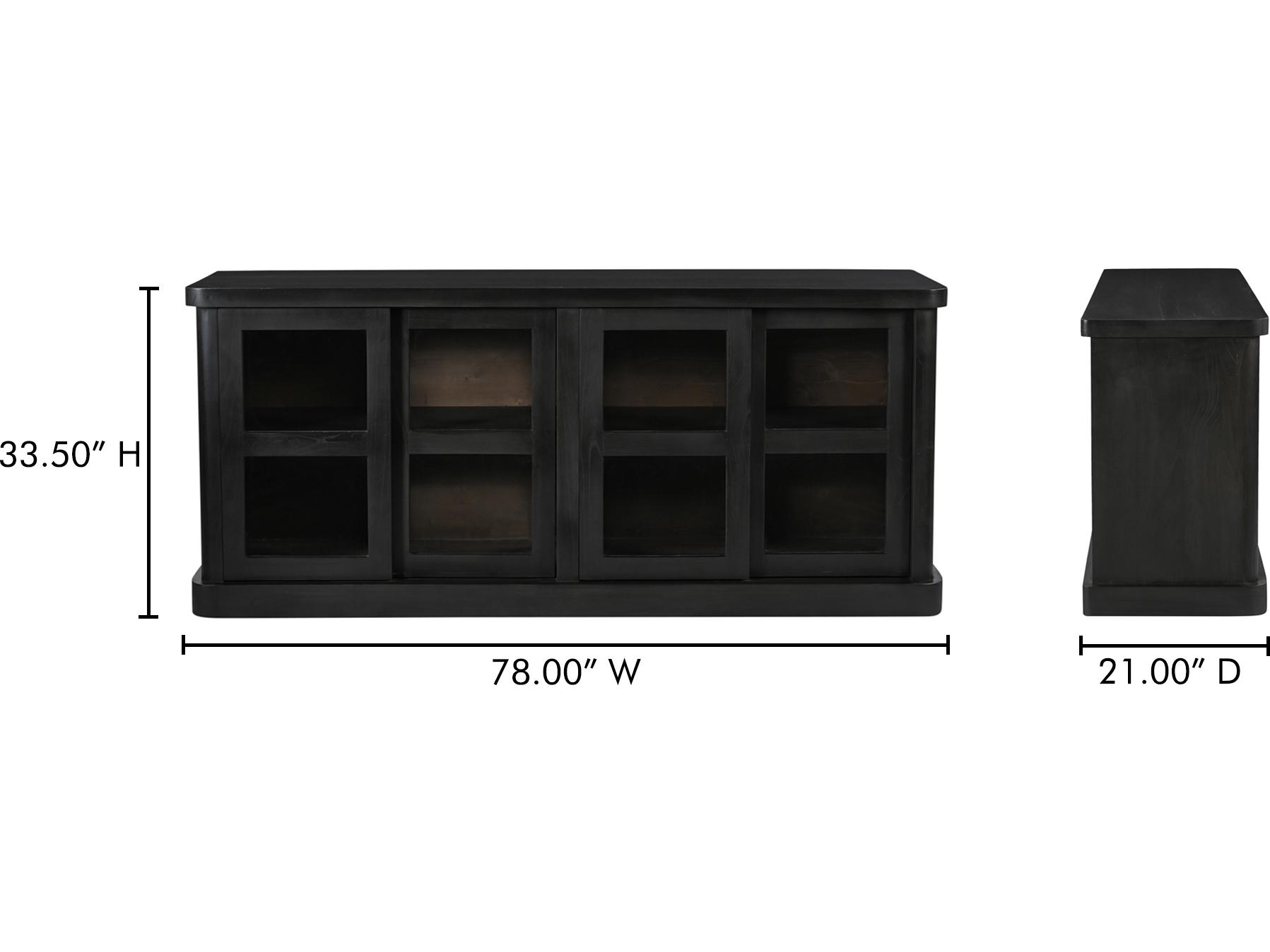 Moe's Home Mona 78" Pine Wood Sideboard