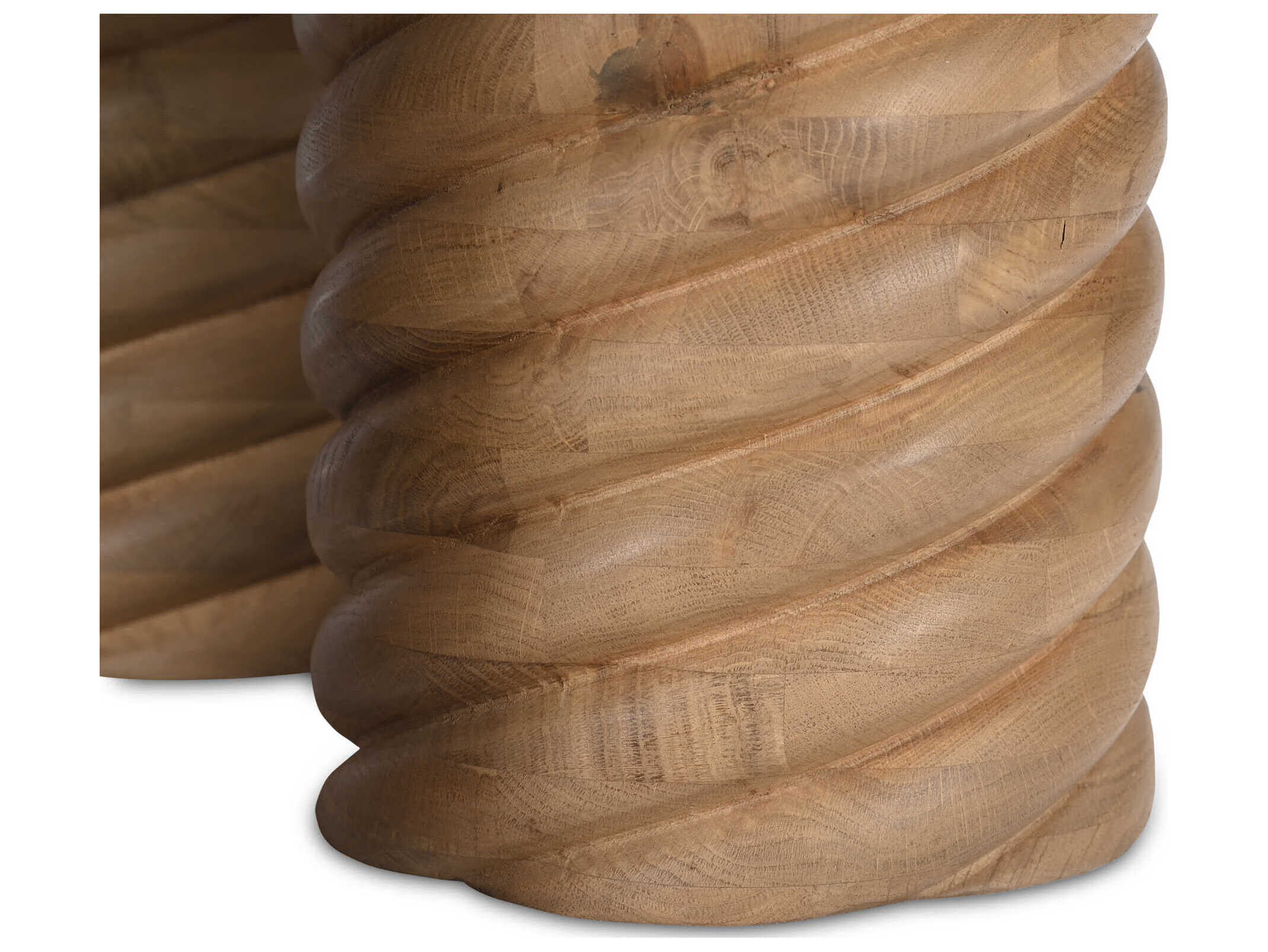 Moe's Home Treccia Round Wood Natural Coffee Table