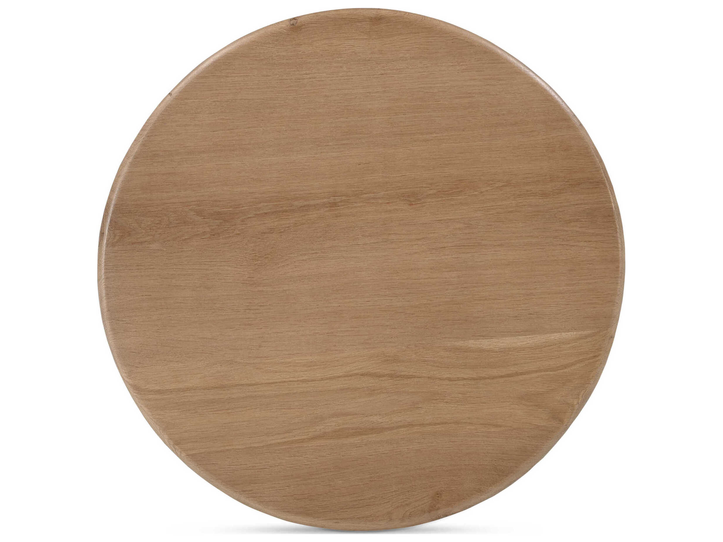 Moe's Home Treccia Round Wood Natural End Table