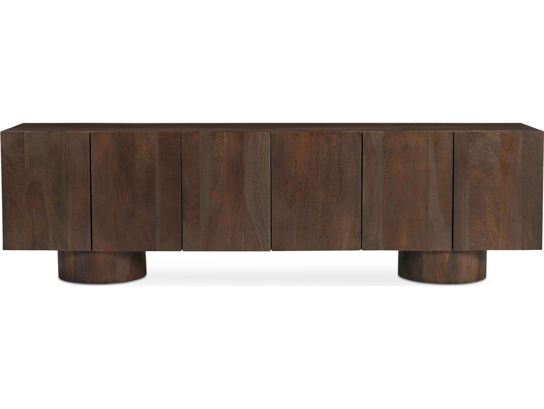 Moe's Home Hadley 90" Acacia Wood Media Console