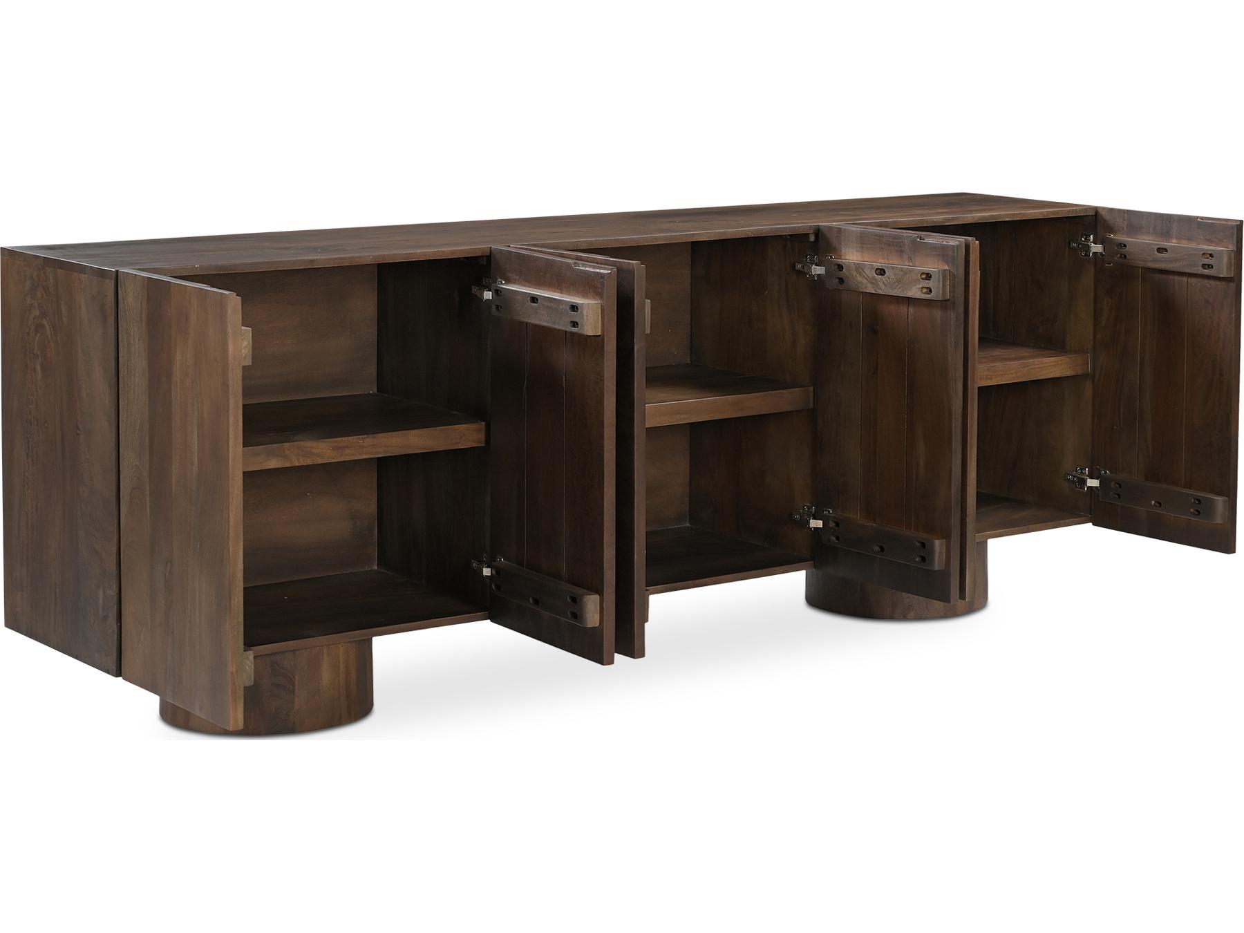 Moe's Home Hadley 90" Acacia Wood Warm Brown Sideboard