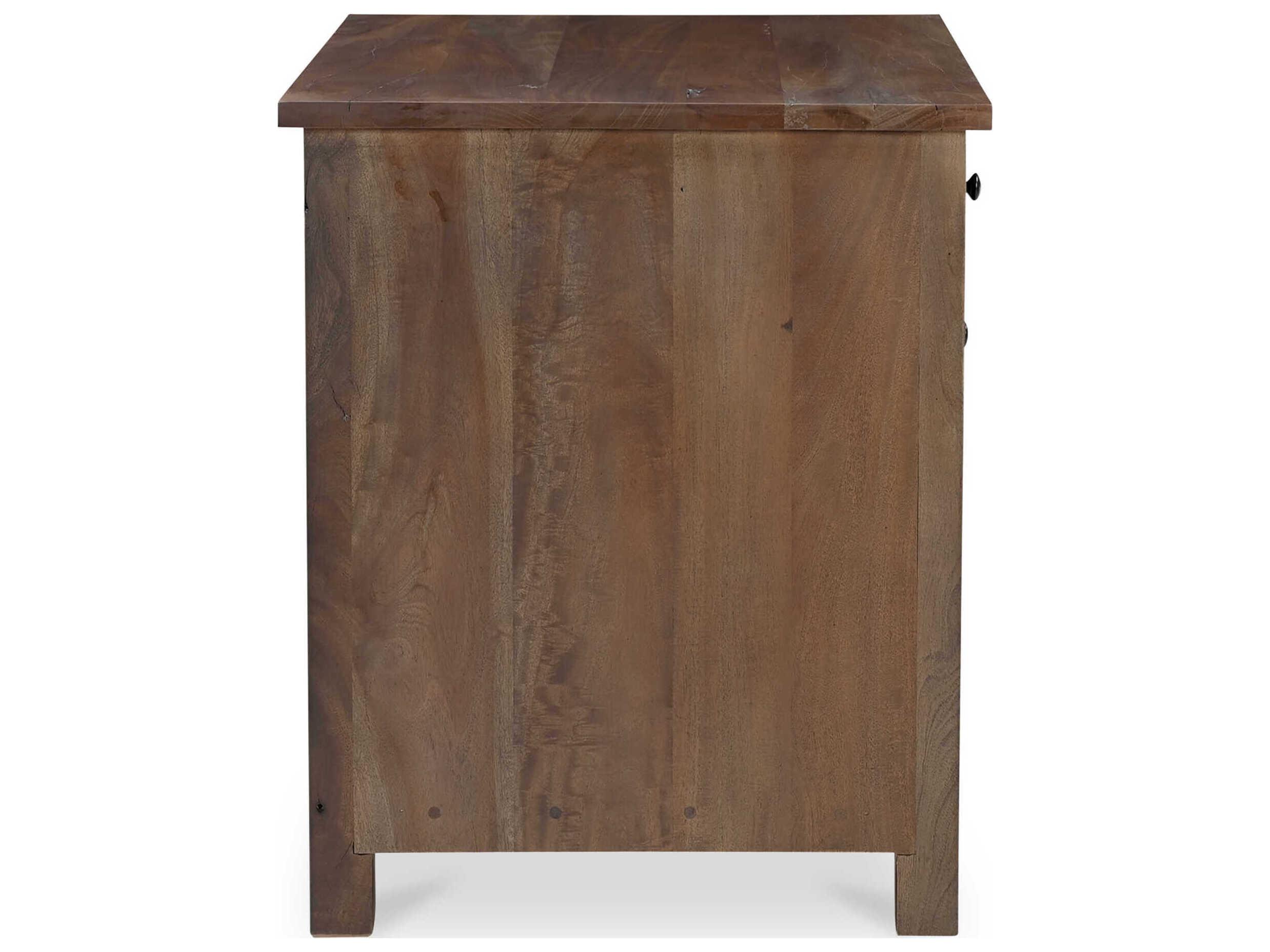 Moe's Home Gene 1-Drawer Acacia Wood Nightstand