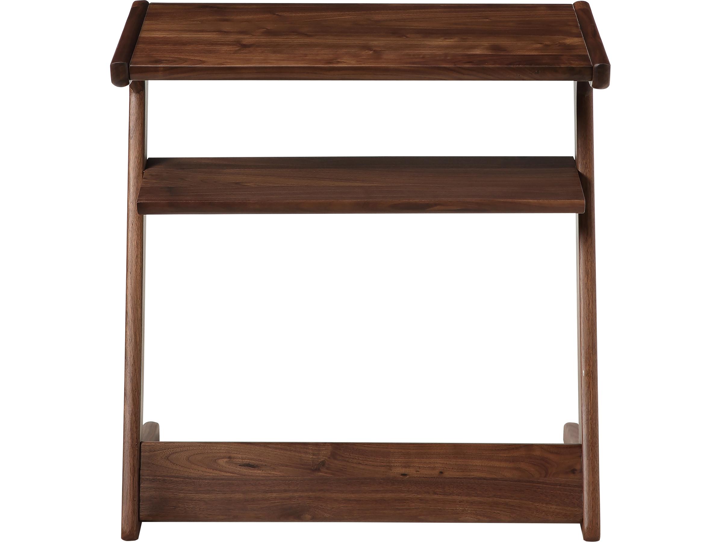 Moe's Home Rectangular Wood Natural Walnut End Table