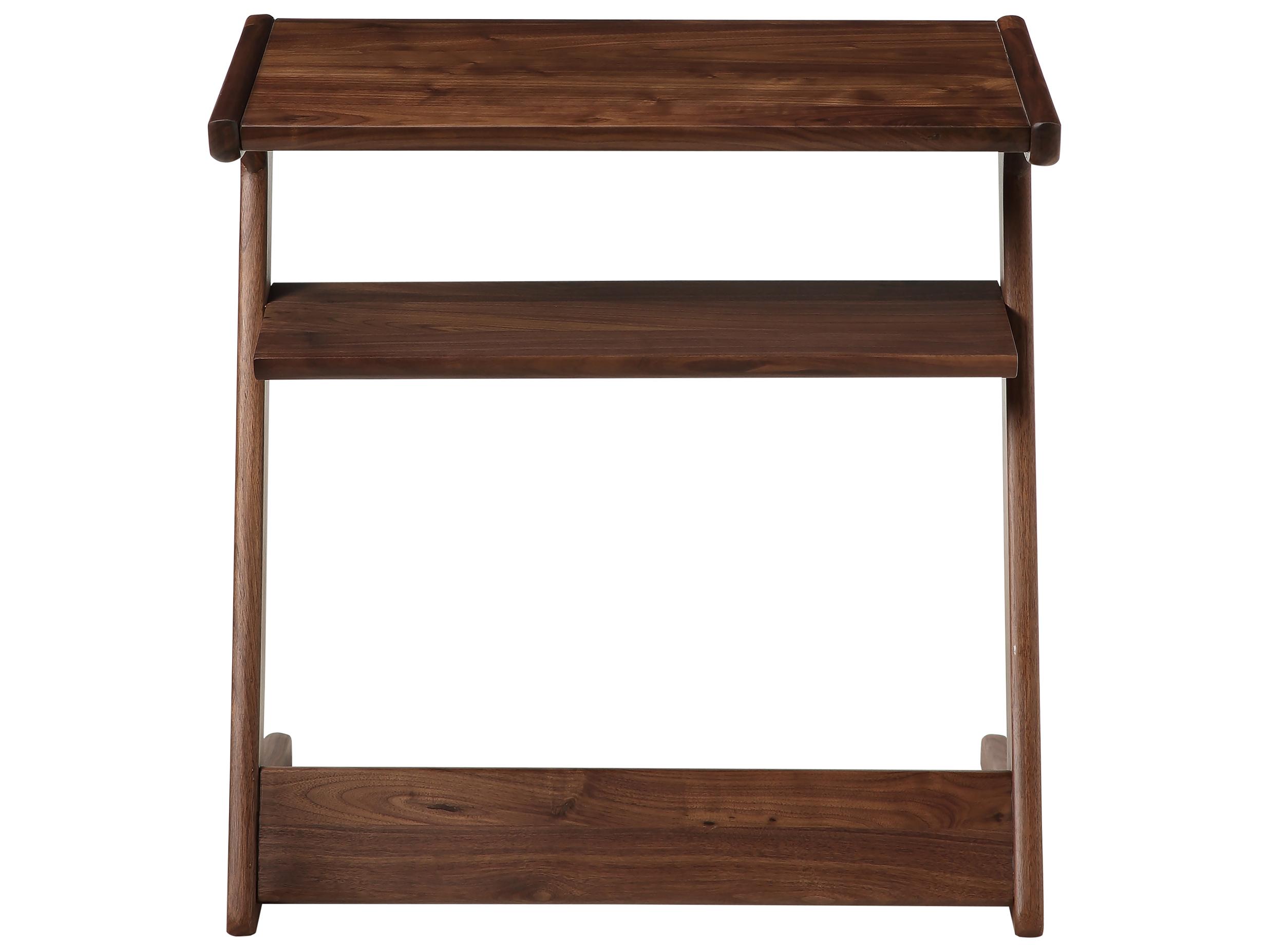 Moe's Home Rectangular Wood Natural Walnut End Table