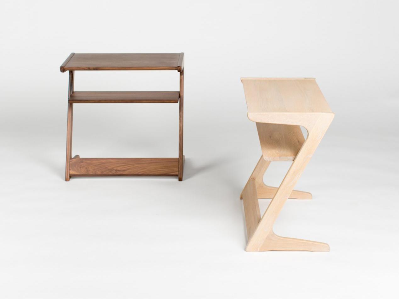 Moe's Home Rectangular Wood Natural Walnut End Table