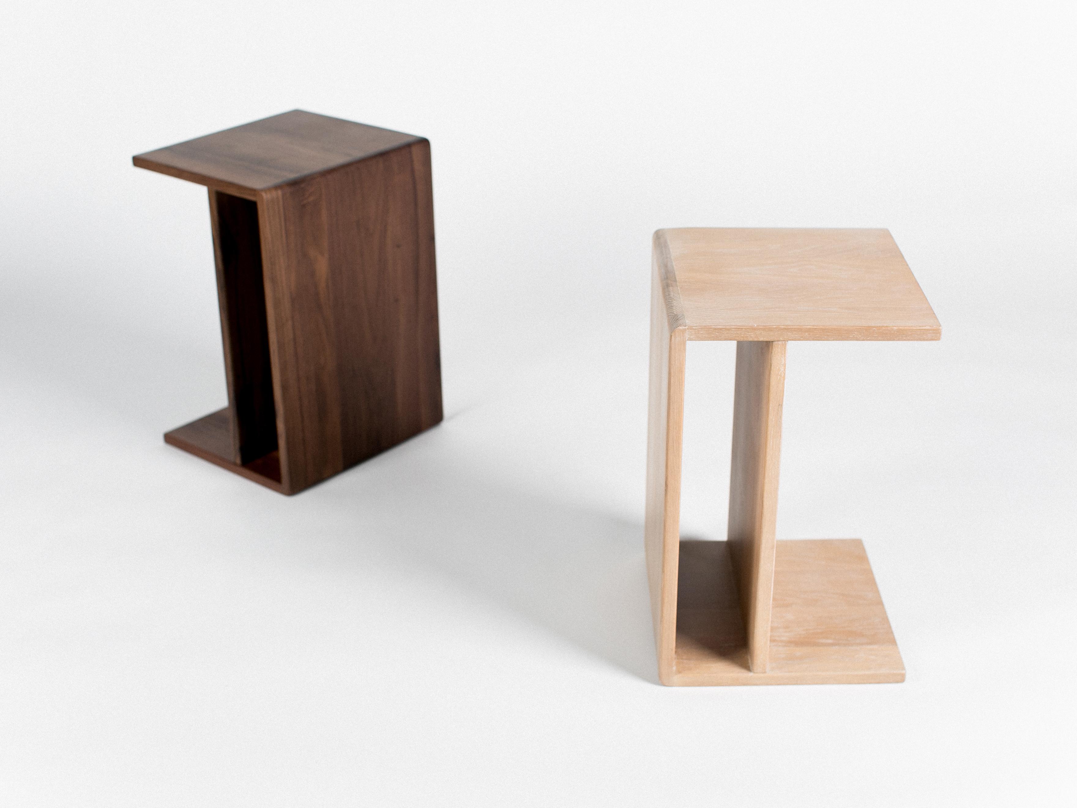 Moe's Home Rectangular Wood White Wash End Table